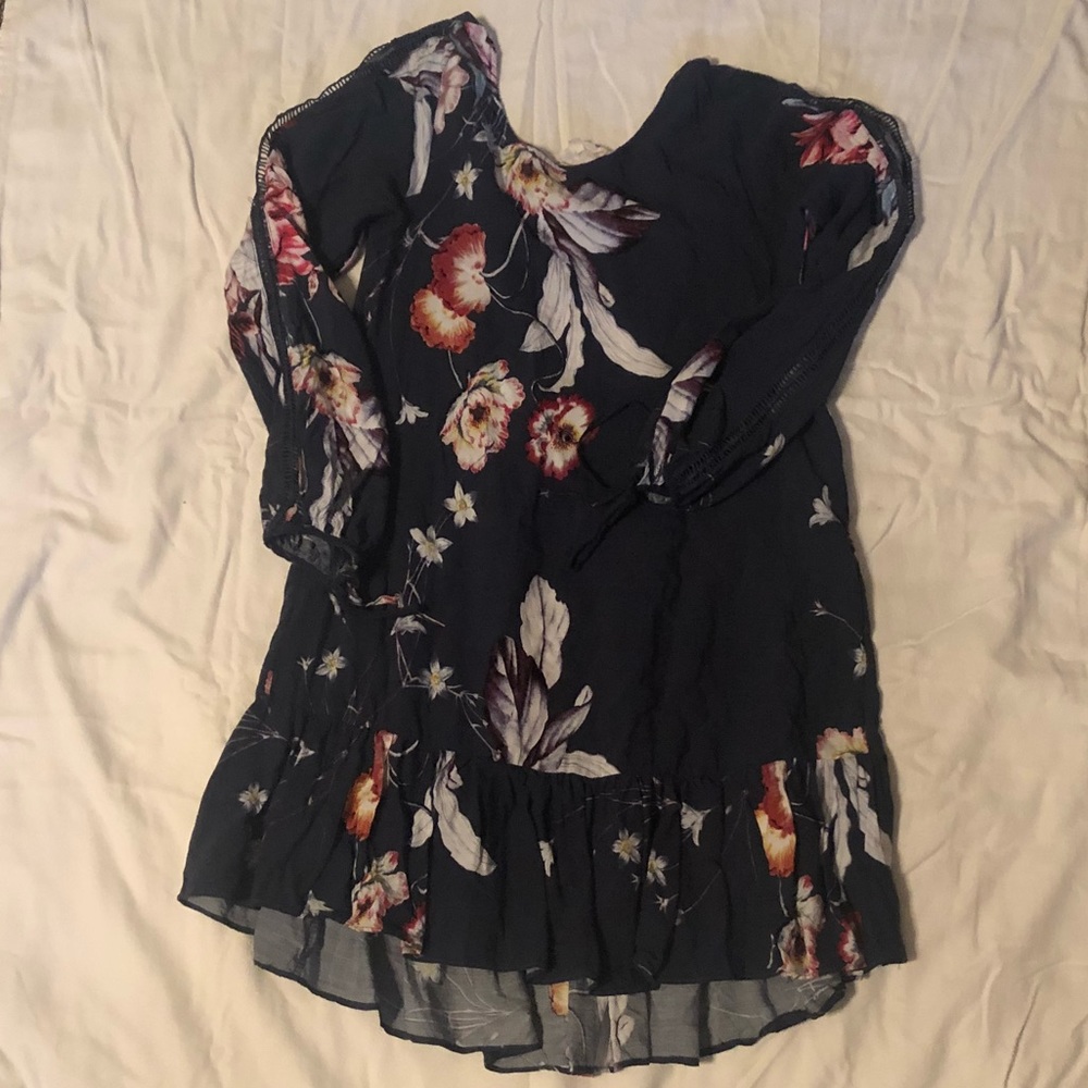 Jaase gray floral dress